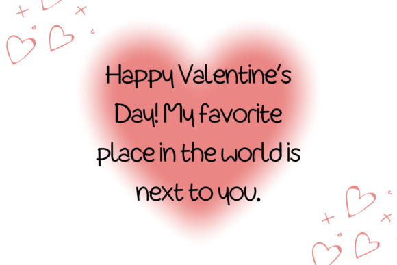 Cards Valentine Font - Preview 2