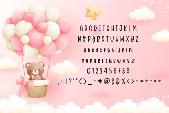 Cute Bear Font - Preview 1