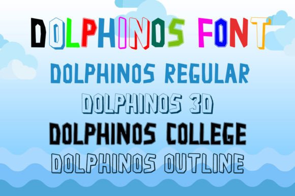 Dolphinos Font - Preview 1