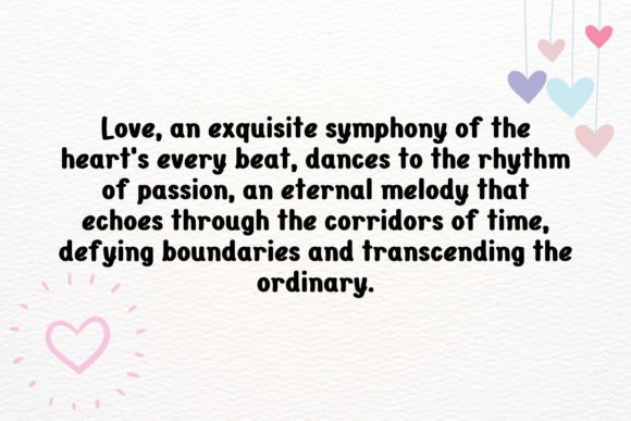 Heart Beats Font PNG with transparent background - Preview 1