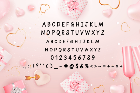 Heart Font - Preview 1