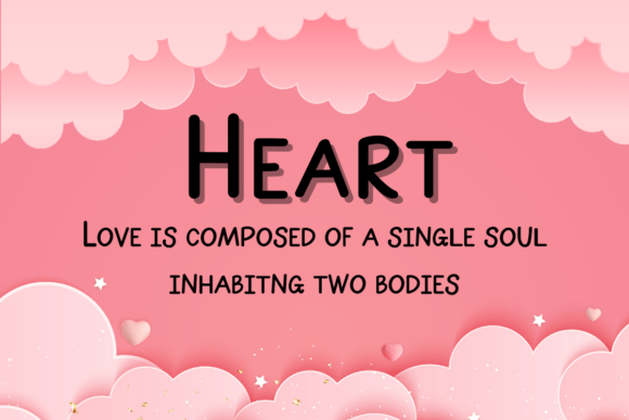 Heart Font - Preview 2