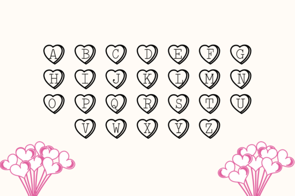 Heart Valentines Font - Preview 1