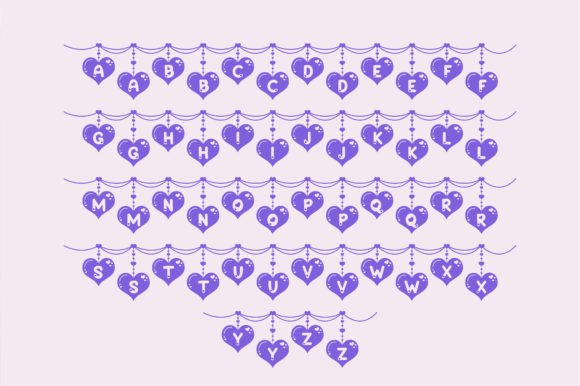 Love Link Extra Font PNG with transparent background - Preview 3