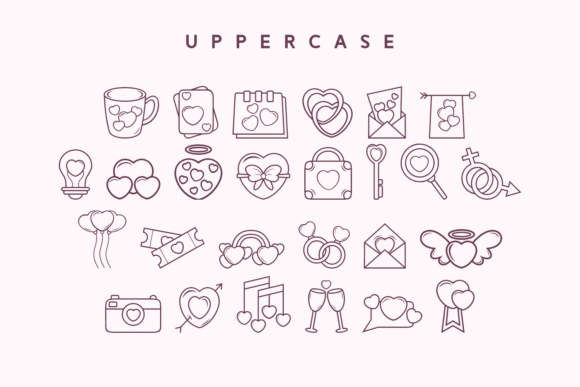 Lovena Font PNG with transparent background - Preview 3