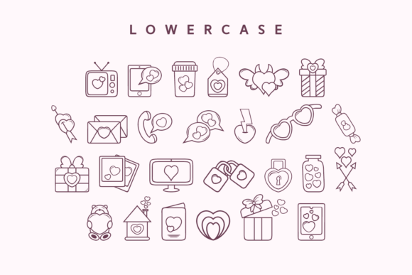 Lovena Font PNG with transparent background - Preview 4