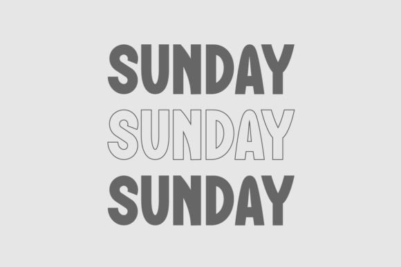 Reaction Font PNG with transparent background - Preview 1