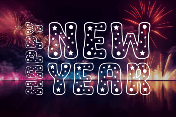 Retro Circus Font PNG with transparent background - Preview 3