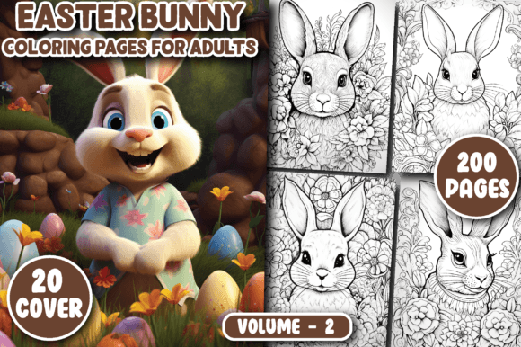 200 Easter Bunny Coloring Pages