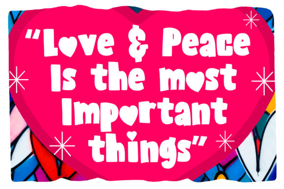 Bold Heart Font - Preview 1