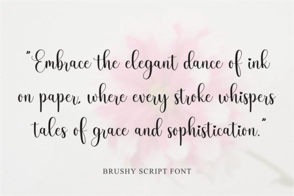 Brushy Font - Preview 1