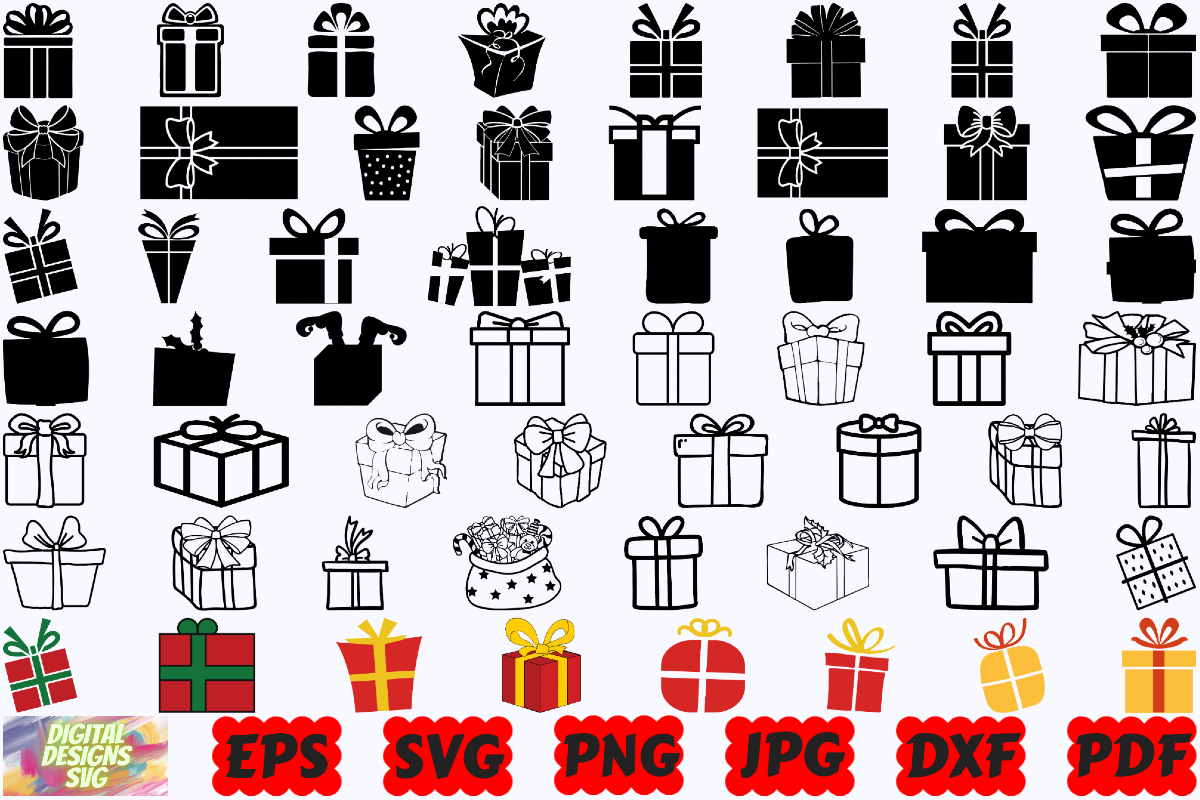 Christmas Presents SVG | Christmas Gift