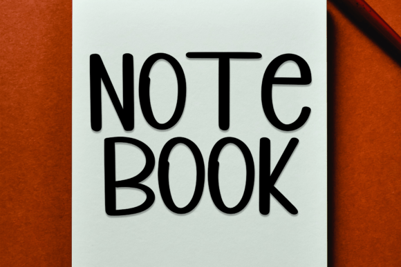 Deary Book Font PNG with transparent background - Preview 3