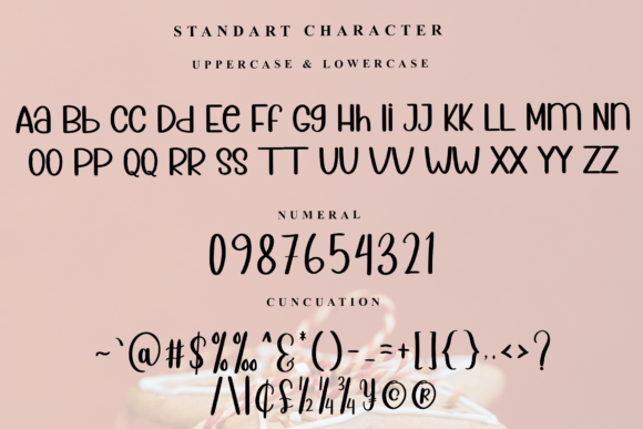 Deary Book Font PNG with transparent background - Preview 4