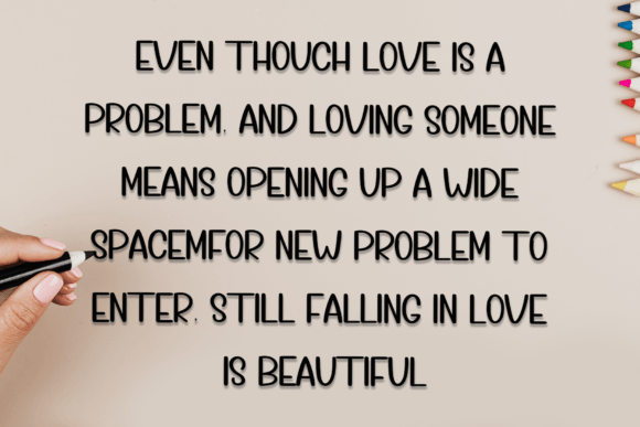 Deary Book Font PNG with transparent background - Preview 5