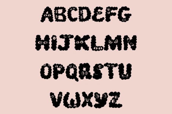 Eyes on You Font - Preview 4