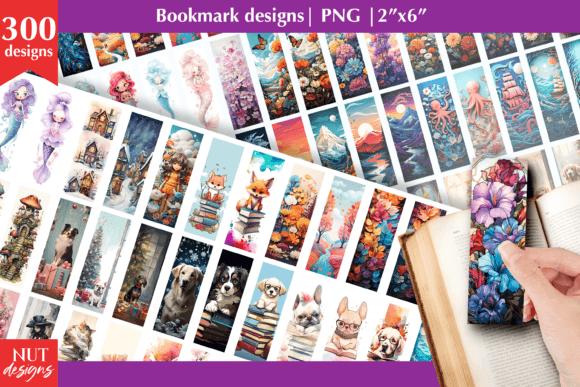 Floral Bookmark, Printable Bookmarks