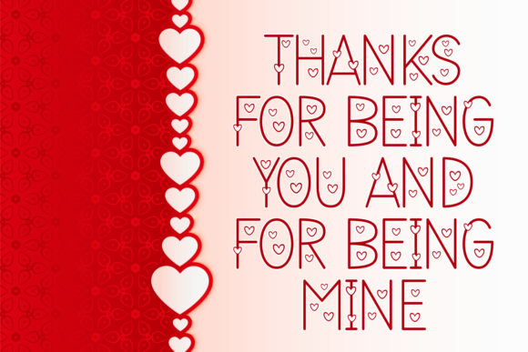 Love Serlin Font PNG with transparent background - Preview 2