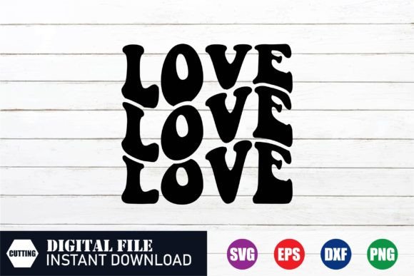 Love Free Wave Design Free Svg Design Graphics