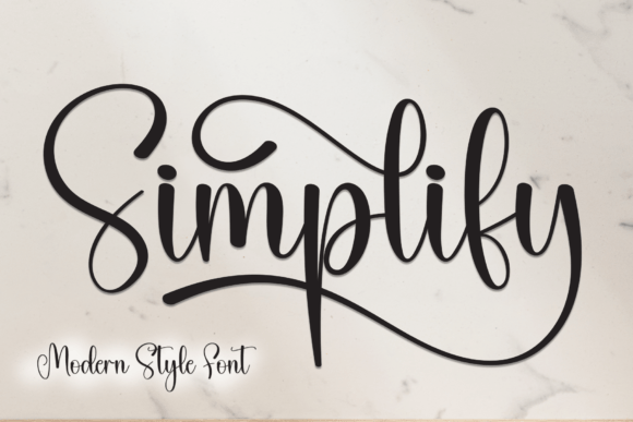 Simplify Fonts