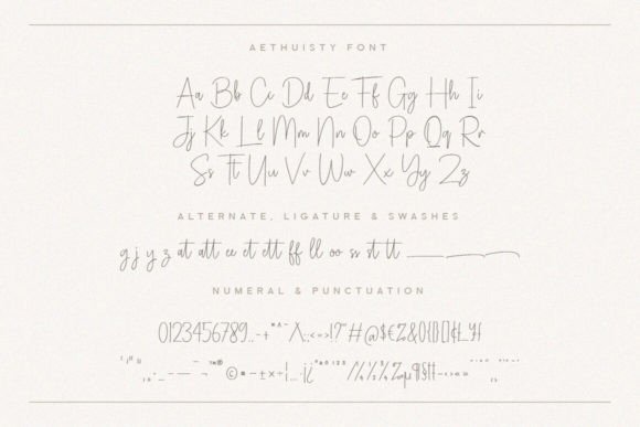 Aethuisty Font - Preview 6