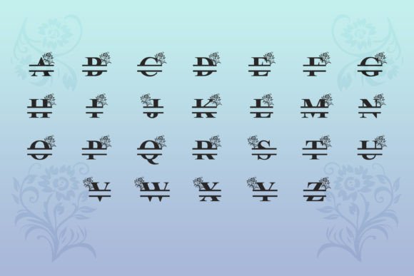 Bloomin Monogram Font - Preview 1
