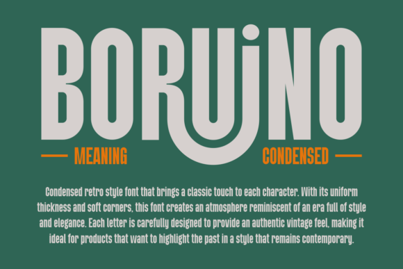 Boruino Font - Preview 4