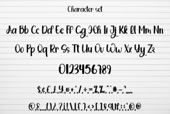 Calligraphy Font - Preview 2
