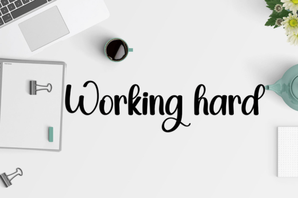 Calligraphy Font - Preview 5