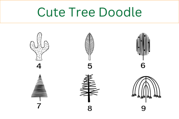 Cute Tree Font - Preview 3