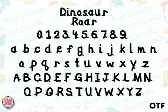 Dinosaurs Roar Font - Preview 1