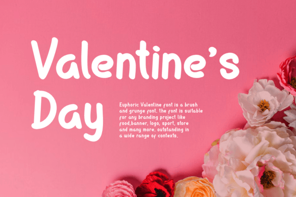 Euphoric Valentine Font PNG with transparent background - Preview 2