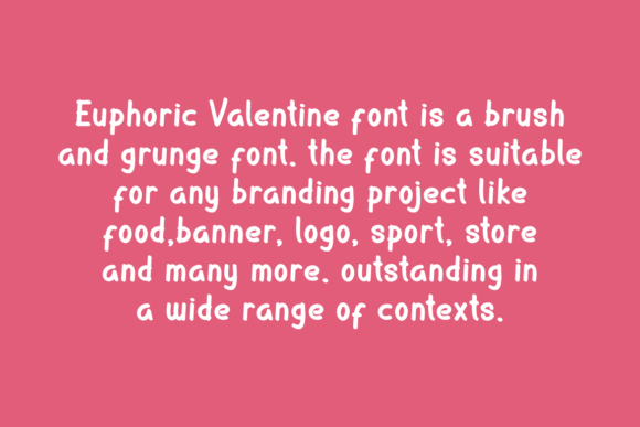 Euphoric Valentine Font PNG with transparent background - Preview 3