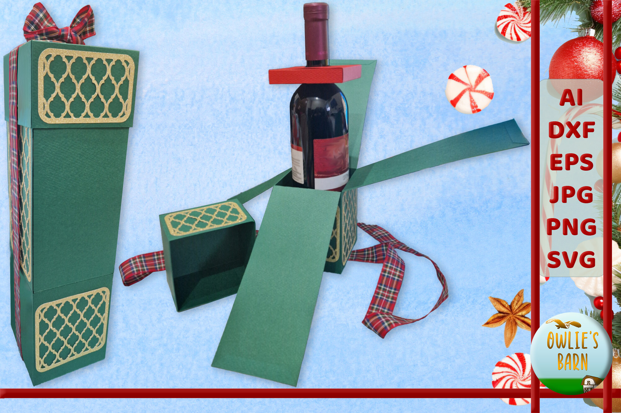 Exploding Wine Box · Creative Fabrica