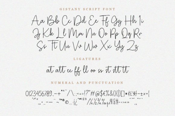Gistany Font - Preview 6