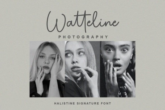 Halistine Signature Font - Preview 2