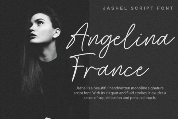 Jashel Font PNG with transparent background - Preview 2