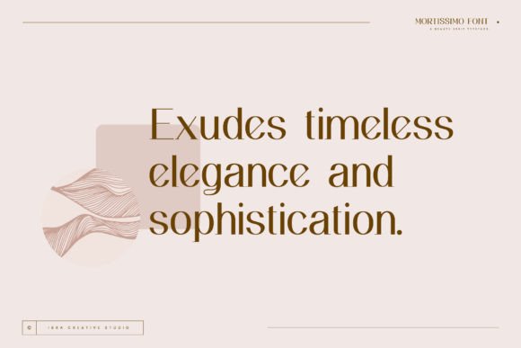 Mortissimo Font PNG with transparent background - Preview 1