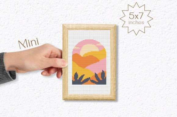 Nature Landscape Cross Stitch Pattern