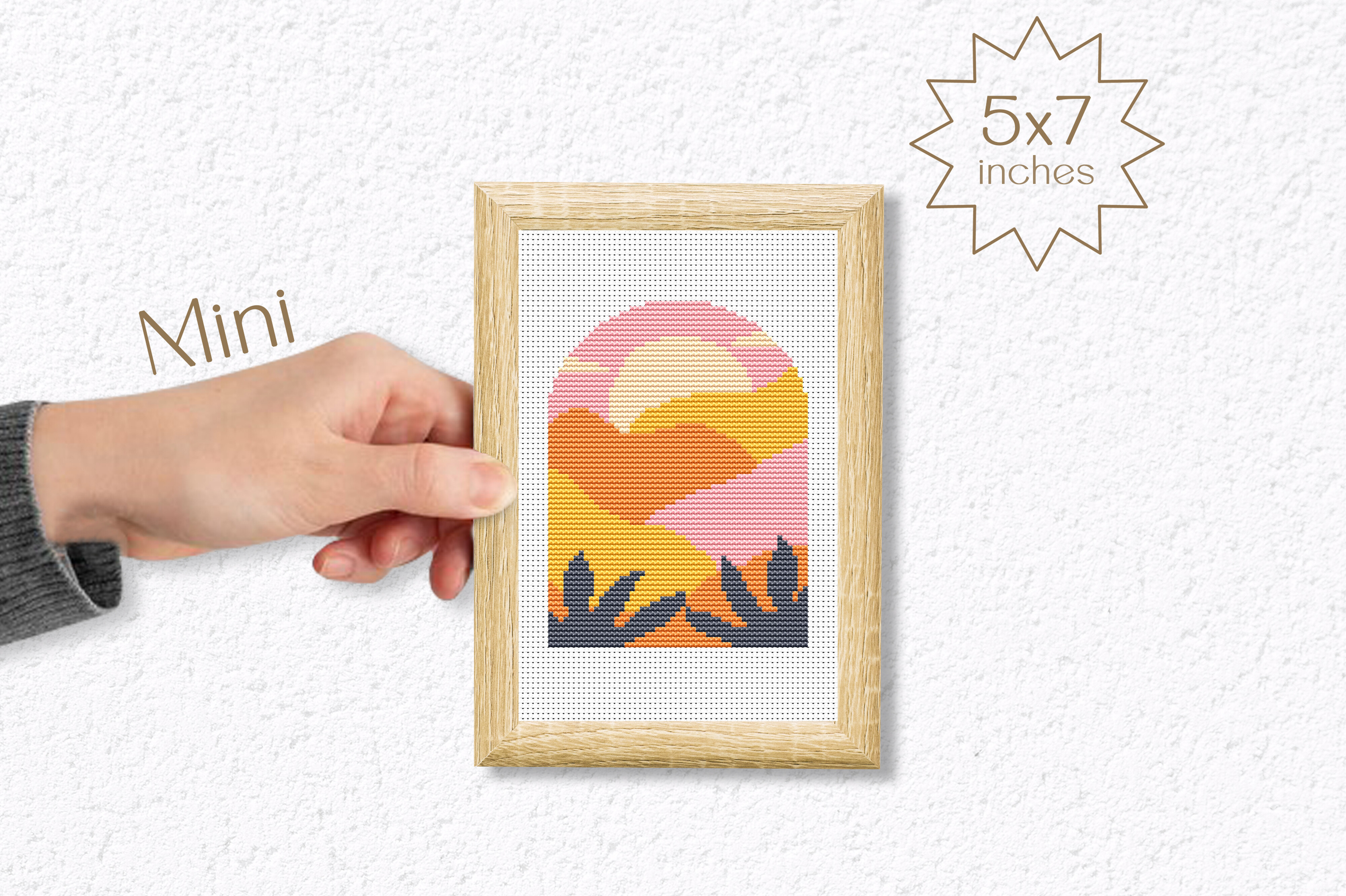 Nature Landscape Cross Stitch Pattern