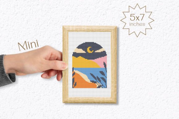 Nature Landscape Cross Stitch Pattern