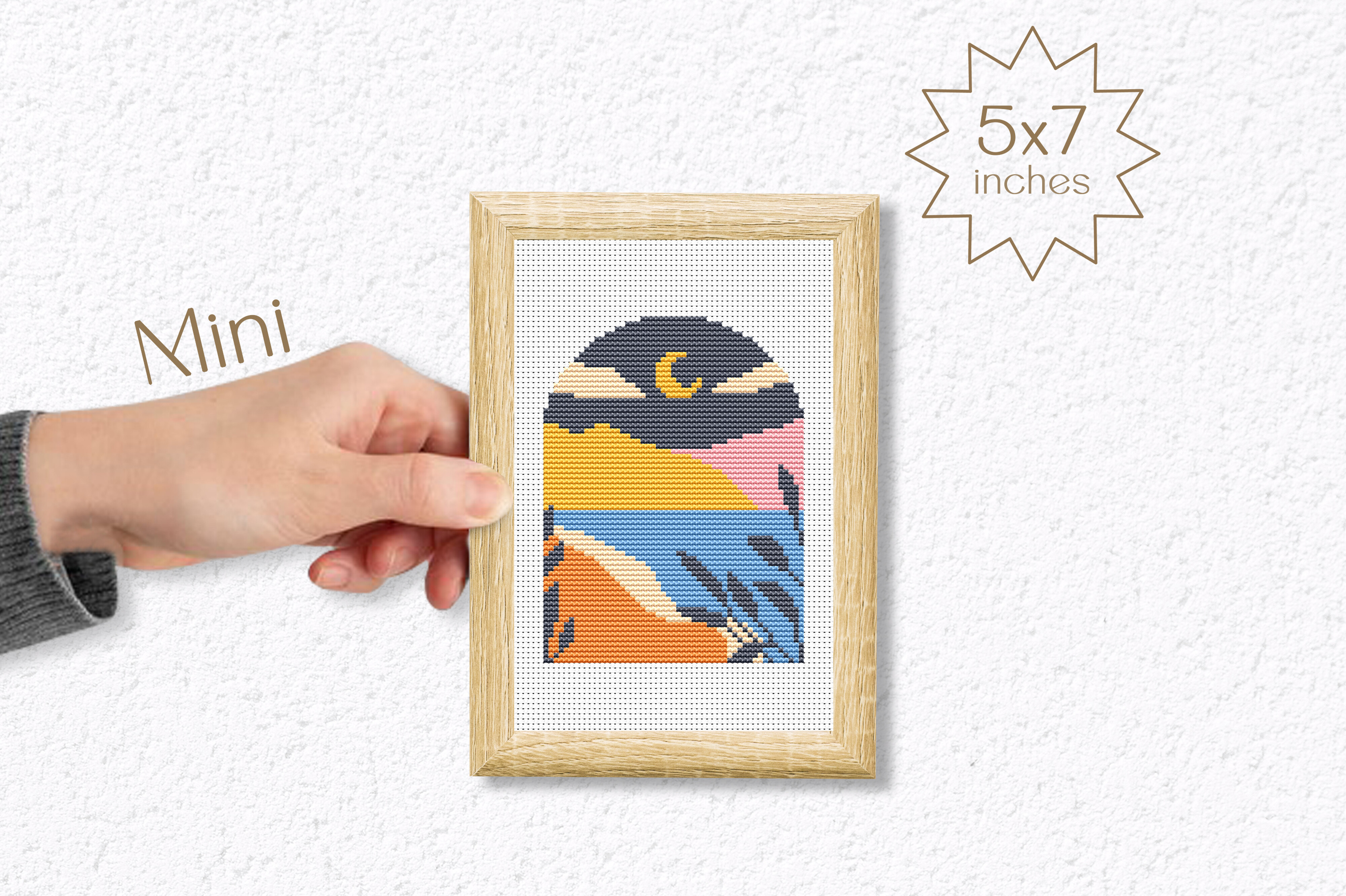 Nature Landscape Cross Stitch Pattern