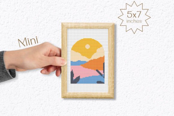 Nature Landscape Cross Stitch Pattern