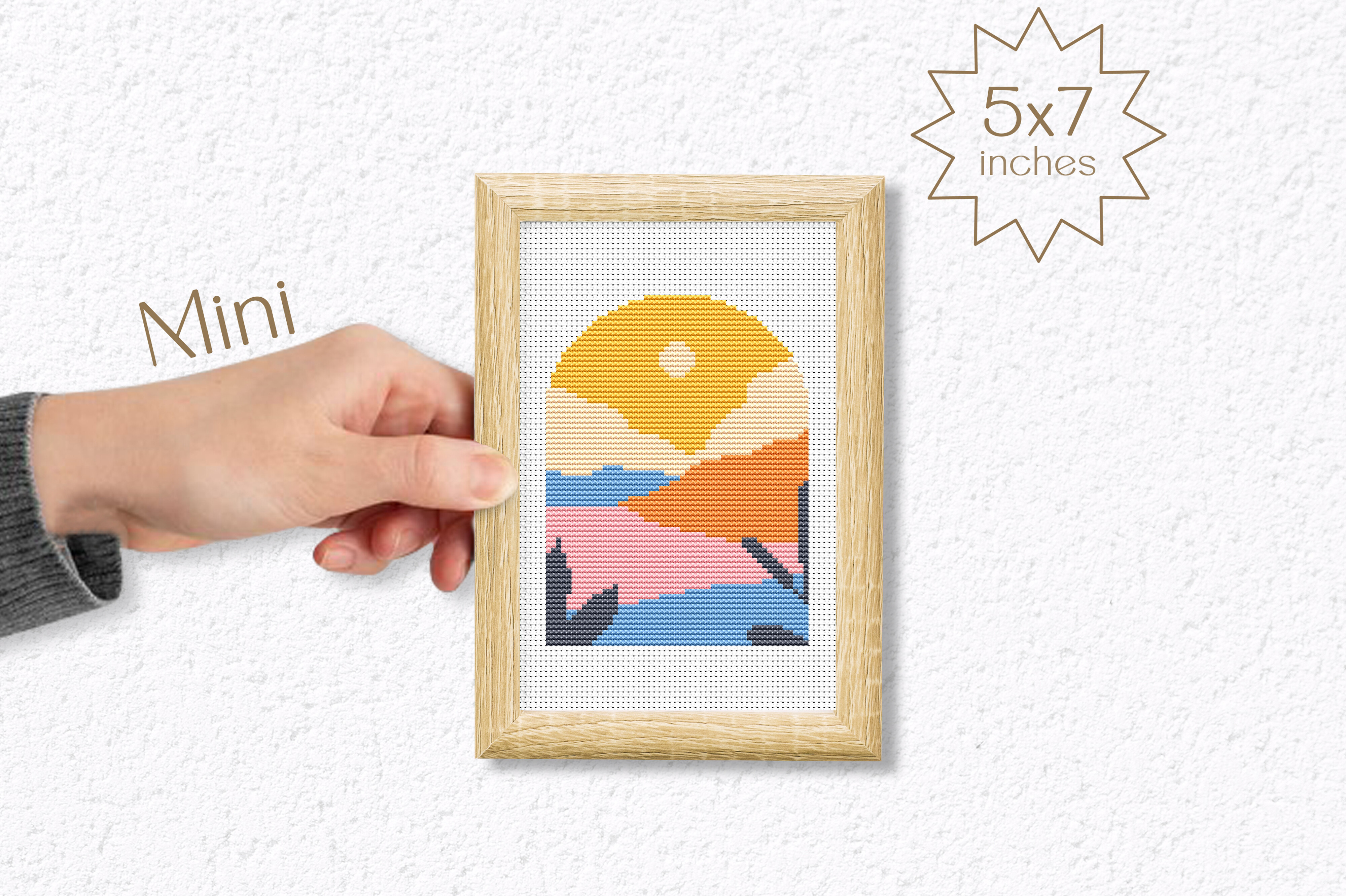 Nature Landscape Cross Stitch Pattern
