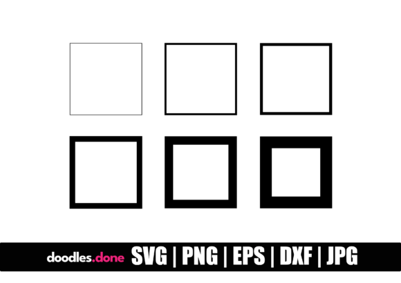 SQUARE Frame SVG Bundle