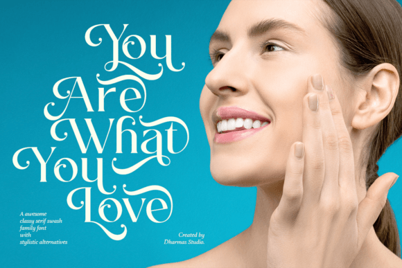 Salitia Font PNG with transparent background - Preview 1