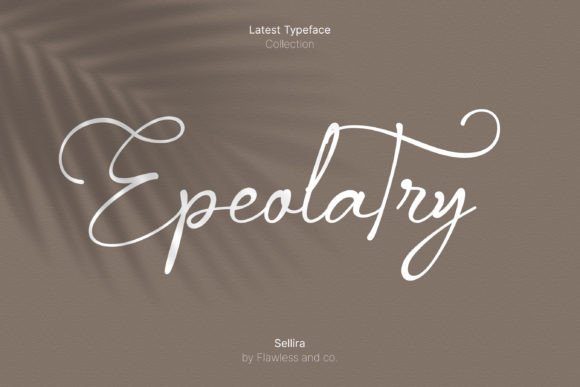 Sellira Font PNG with transparent background - Preview 3