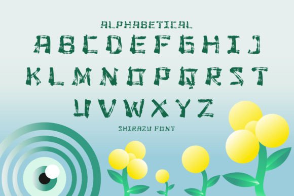 Shirazu Font PNG with transparent background - Preview 1