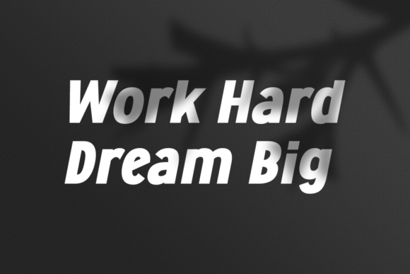 Simple Strong Font PNG with transparent background - Preview 1