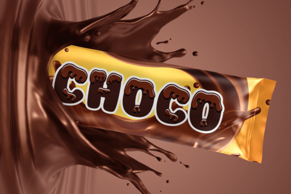Snow Hooh Font PNG with transparent background - Preview 3